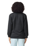 Gildan SF008 Unisex Softstyle Midweight Fleece Quarter-Zip Sweatshirt Back Thumbnail