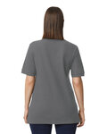 gildan 85800 unisex midweight double pique polo Back Thumbnail