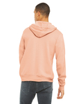 Bella + Canvas 3739 Unisex Sponge Fleece Full-Zip Hooded Sweatshirt Back Thumbnail
