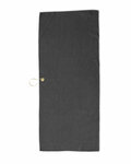 pro towels mw40cg large microfiber waffle golf towel brass grommet & hook Front Thumbnail