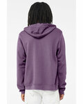 Bella + Canvas 3739 Unisex Sponge Fleece Full-Zip Hooded Sweatshirt Back Thumbnail