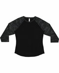 LAT LA3530 Ladies'' Baseball T-Shirt Front Thumbnail