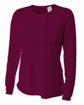 A4 NW3002 Ladies' Long Sleeve Cooling Performance Crew Shirt Front Thumbnail