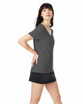 Hanes S04V Ladies' Perfect-T V-Neck T-Shirt Side Thumbnail