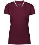 Augusta Sportswear 1682 Ladies Full Force Short Sleeve Jersey Front Thumbnail