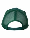 Valucap 8804H Five-Panel Mesh-Back Trucker Cap Back Thumbnail