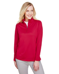 Harriton M748W Ladies' Advantage Snag Protection Plus Quarter-Zip Back Thumbnail