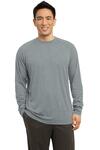 sport-tek st700ls long sleeve ultimate performance crew Front Thumbnail