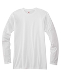 hanes 498l adult 4.5 oz., 100% ringspun cotton nano-t® long-sleeve t-shirt Front Thumbnail