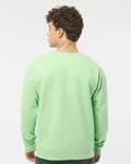 Tultex T340 Fleece Crewneck Sweatshirt Back Thumbnail