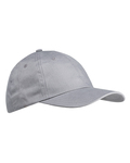 big accessories bx001 6-panel brushed twill unstructured cap Front Thumbnail