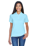 UltraClub 8530 Women's Classic Piqué Polo Back Thumbnail