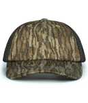 Pacific Headwear P640 VINTAGE MOSSY OAK® TRUCKER CAP Front Thumbnail