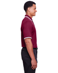 Devon & Jones DG20C Men's CrownLux Performance™ Plaited Tipped Polo Side Thumbnail