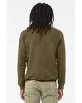 Bella + Canvas 3901 Unisex Sponge Fleece Crewneck Sweatshirt Back Thumbnail