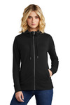 district dt673 women's featherweight french terry ™ full-zip hoodie Front Thumbnail