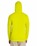 Team 365 TT41 Men's Zone Performance Hooded T-Shirt Back Thumbnail