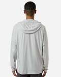 HUK H1200668 Men's Atoll Half-Zip Hooded Pullover Back Thumbnail