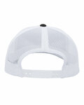 Pacific Headwear 110C Heather Trucker Snapback Cap Back Thumbnail