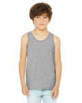 bella + canvas 3480y youth jersey tank Front Thumbnail