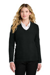 Port Authority LSW2850 Women's Easy Care V-Neck Sweater Front Thumbnail