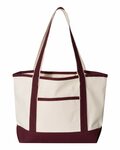 q-tees q125800 20l small deluxe tote Front Thumbnail