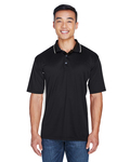 UltraClub 8406 Men's Cool & Dry Sport Two-Tone Polo Front Thumbnail