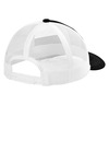 Port Authority C409 Unstructured Snapback Trucker Cap Back Thumbnail