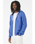 Bella + Canvas 3739 Unisex Sponge Fleece Full-Zip Hooded Sweatshirt Side Thumbnail