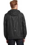 Sport-Tek JST53 Embossed Hooded Wind Jacket Back Thumbnail