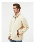 boxercraft bm8510 men's everest pile fleece half-zip pullover Side Thumbnail