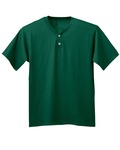 a4 n3143 adult tek 2-button henley jersey Front Thumbnail