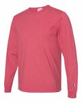 champion cd200 unisex long-sleeve garment dyed t-shirt Side Thumbnail