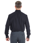 devon & jones dg534 men's crown woven collection™ striped shirt Back Thumbnail