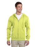 Jerzees 993 Adult 8 oz. NuBlend® Fleece Full-Zip Hooded Sweatshirt Front Thumbnail