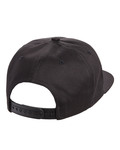 yupoong y6502 adult unstructured 5-panel snapback cap Back Thumbnail