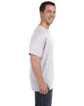 hanes h5590 authentic-t ® 100% cotton t-shirt with pocket Side Thumbnail