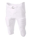 a4 n6198 men's integrated zone football pant Front Thumbnail