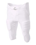 a4 nb6198 boy's integrated zone football pant Front Thumbnail