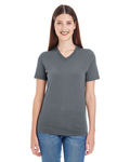 american apparel 2356w ladies' fine jersey short-sleeve v-neck Front Thumbnail