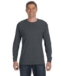 Hanes 5586 Authentic-T ® 100% Cotton Long Sleeve T-Shirt Side Thumbnail