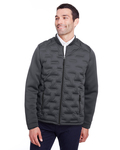 north end ne710 men's loft pioneer hybrid bomber jacket Front Thumbnail