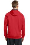 sport-tek st250 tech fleece hooded sweatshirt Back Thumbnail