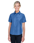 Harriton M580W Ladies' Key West Short-Sleeve Performance Staff Shirt Side Thumbnail