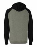 Independent Trading Co. IND40RP Raglan Hooded Sweatshirt Back Thumbnail
