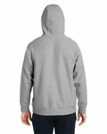 team 365 tt97 unisex zone hydrosport™  heavyweight quarter-zip hooded sweatshirt Back Thumbnail