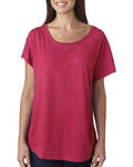 Next Level 6760 Ladies' Triblend Dolman Side Thumbnail
