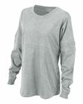 Boxercraft BW3514 Women's Pom Pom Long Sleeve Jersey T-Shirt Front Thumbnail