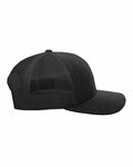 Pacific Headwear 110C Heather Trucker Snapback Cap Side Thumbnail