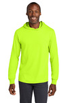 jerzees 363lh classics ™ unisex cotton long sleeve hooded t-shirt Front Thumbnail
